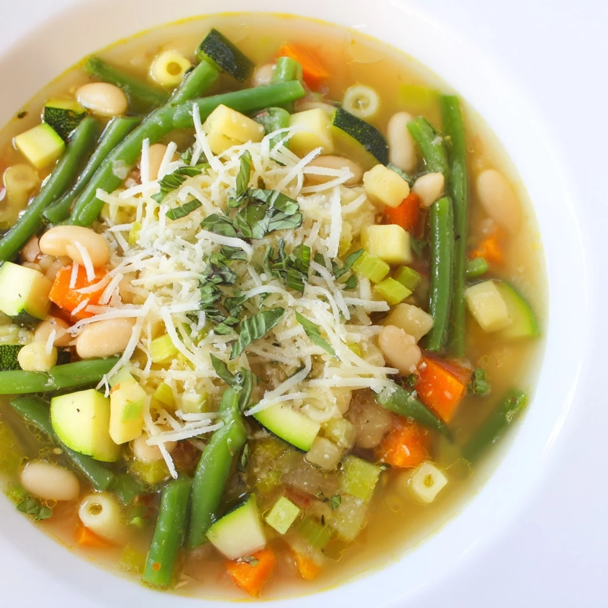Spring Vegetable Minestrone Soup