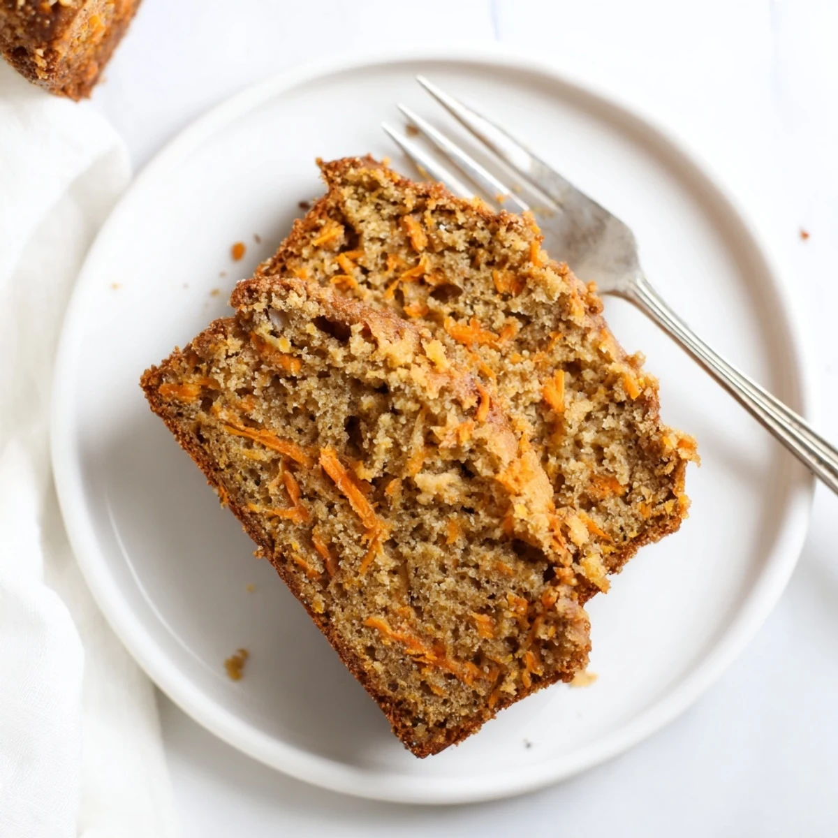 Freshly baked spiced carrot cake banana bread cooling on wire rack, this easy American dessert combines classic banana bread sweetness with grated carrots and warm spices