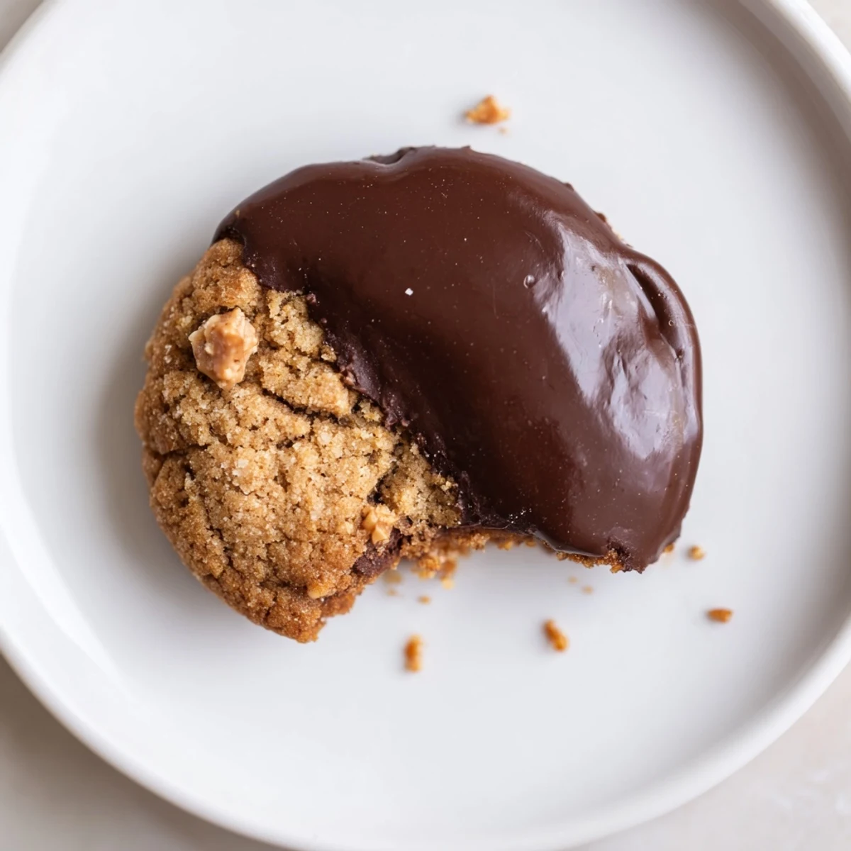 Warm Chocolate Dipped Toffee Cookies served with cold milk, sticky toffee centers.