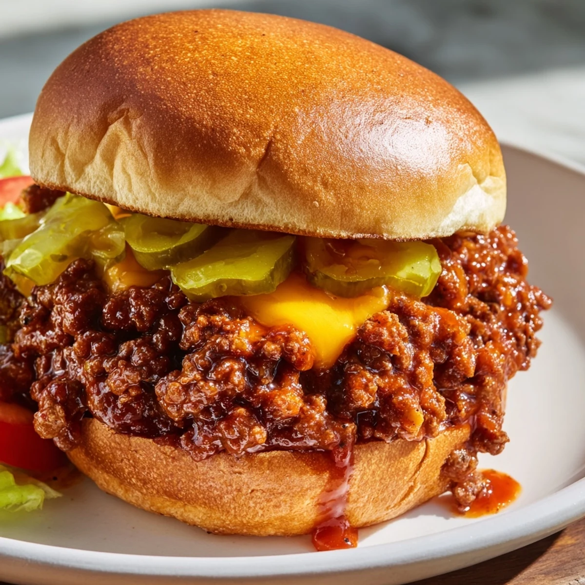 Crispy beef and tangy sauce pile high in these Smash Burger Sloppy Joes