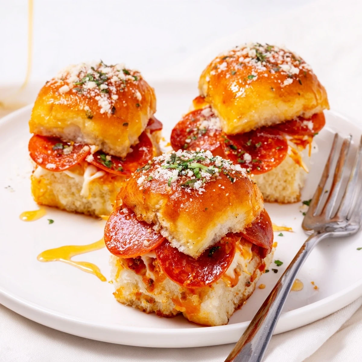 Hot Honey Pepperoni Sliders