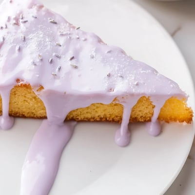 Lavender Glaze for Cakes
