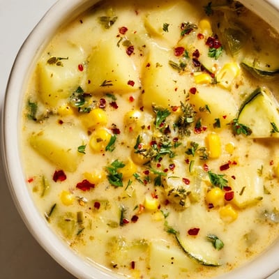 Hearty Potato Corn Zucchini