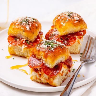 Hot Honey Pepperoni Sliders
